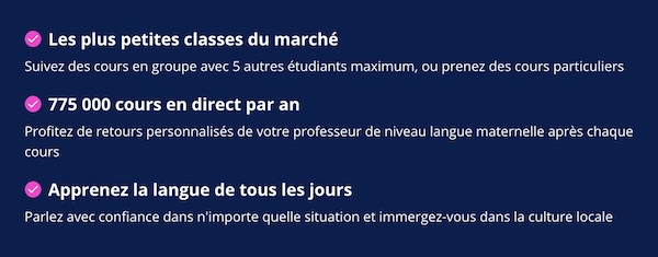  écran leçons lingoda 