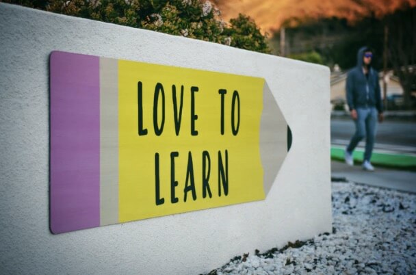 love to learn panneau 