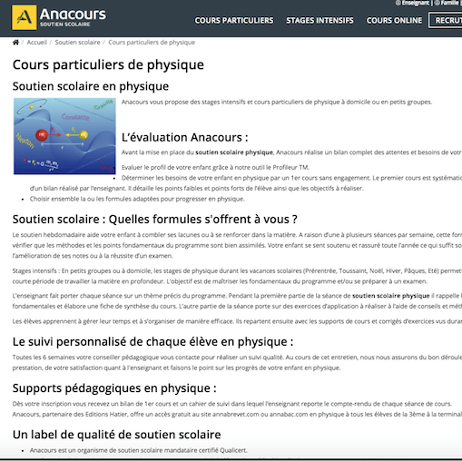 apercu interface anacours